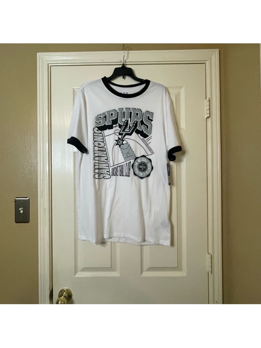Ultra Game NBA San Antonio Spurs Men’s Graphic T-Shirts Size: L